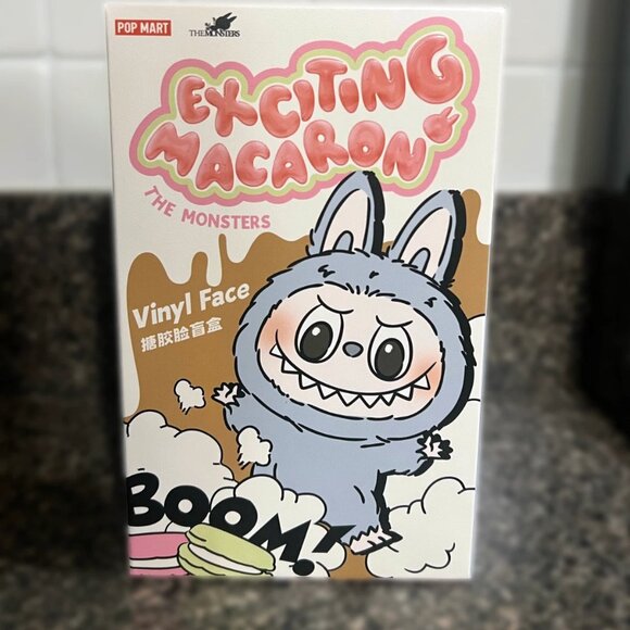 POP MART Accessories - Pop MART Labubu Exciting Macaron *UNOPENED* Sesame Bean (Labeled) 100% Authentic